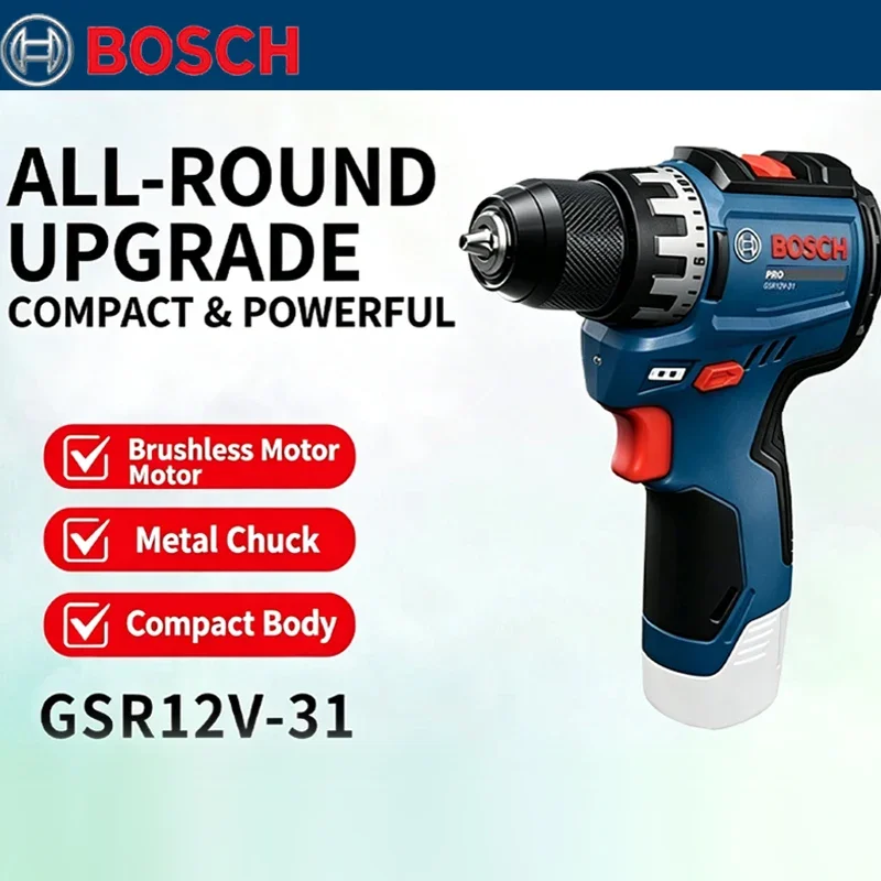 Woodworking Product - Bosch GSR 12V-31 Brushless Electric Drill