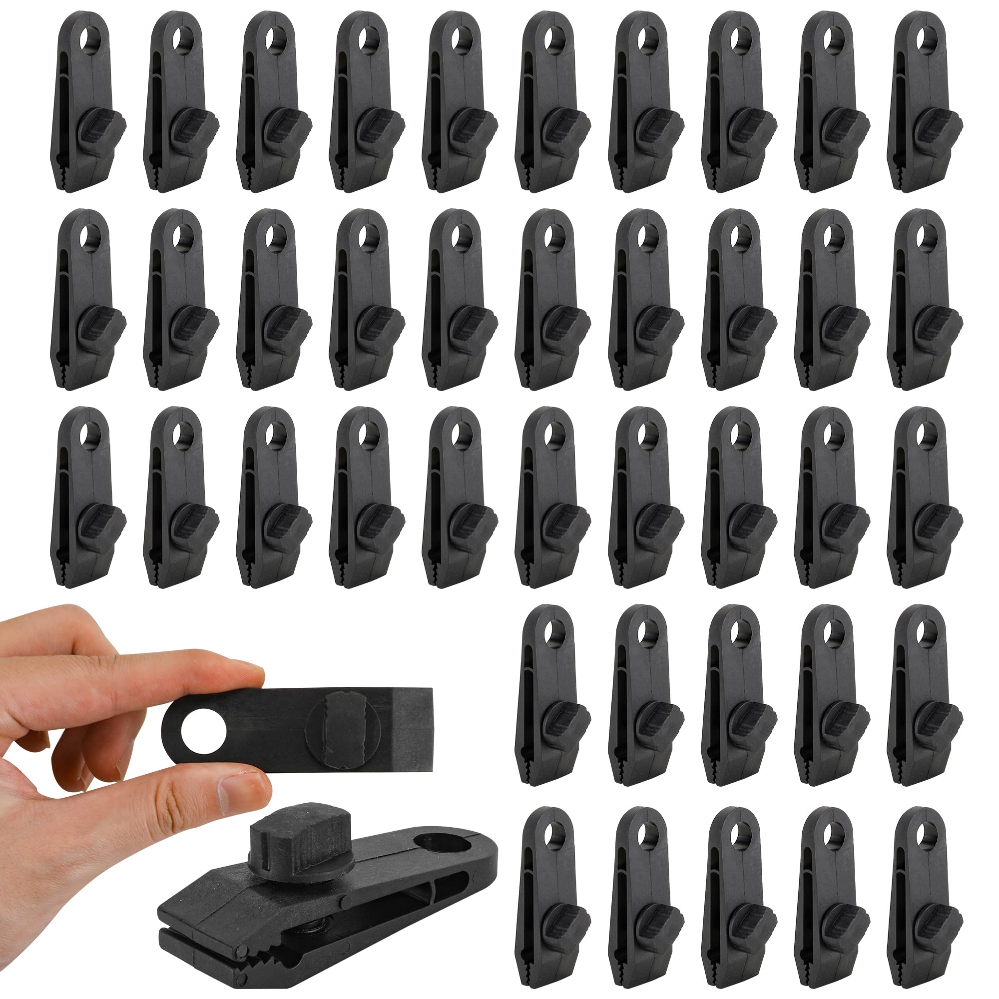 Woodworking Z Clips - 1/5/12Piece Tarp Clips Heavy Duty Lock