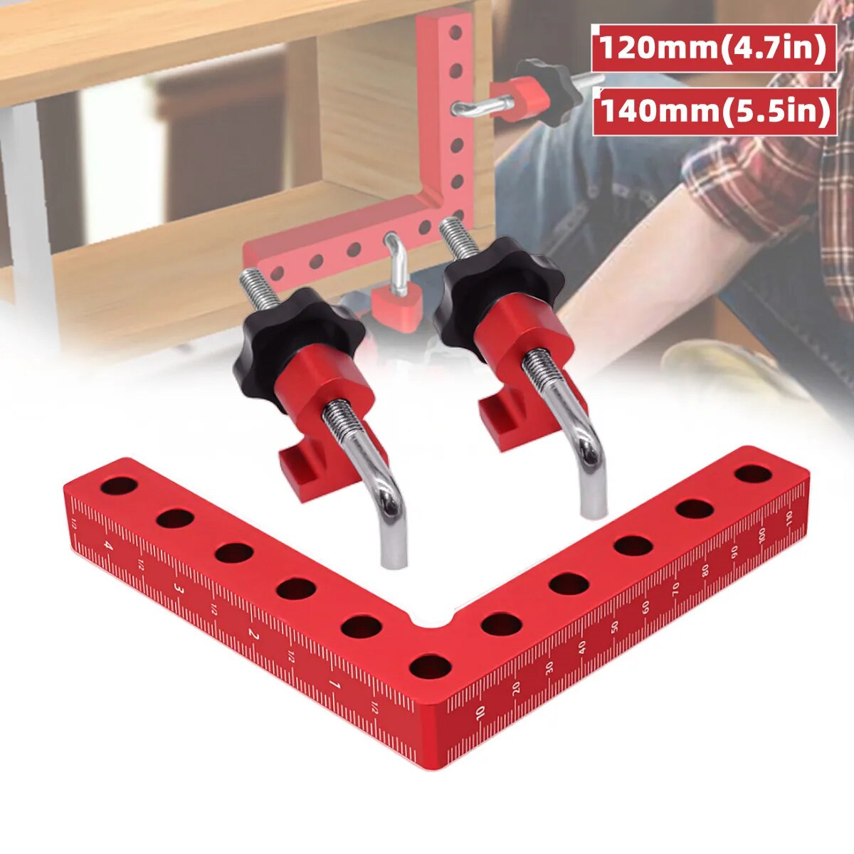 Woodworking Z Clips - 1 Set 90 Degree Positioning Squares