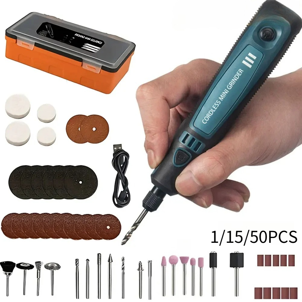 Woodworking Art - USB Cordless Electric Grinder Portable Carving