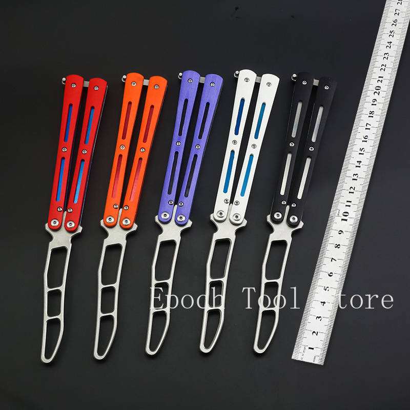 Woodworking Gifts For Men - NEW Training Balisong Portable Butterfly Knife