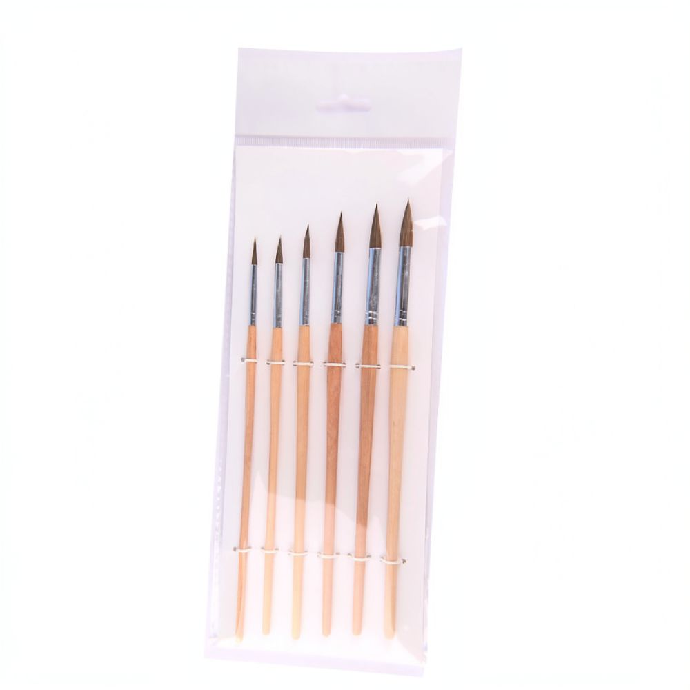 Premium Wolf Hair Paintbrushes - огляд і ціна Woodworking Hobby Kits