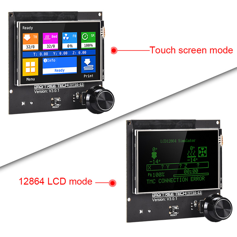 BIGTREETECH TFT35 E3 V3.0 3D P - огляд і ціна Creality Printer Ender 3 V3
