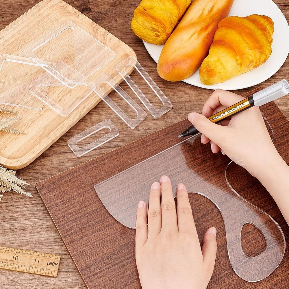 7Pcs Charcuterie Template Acry - огляд і ціна Woodworking Product