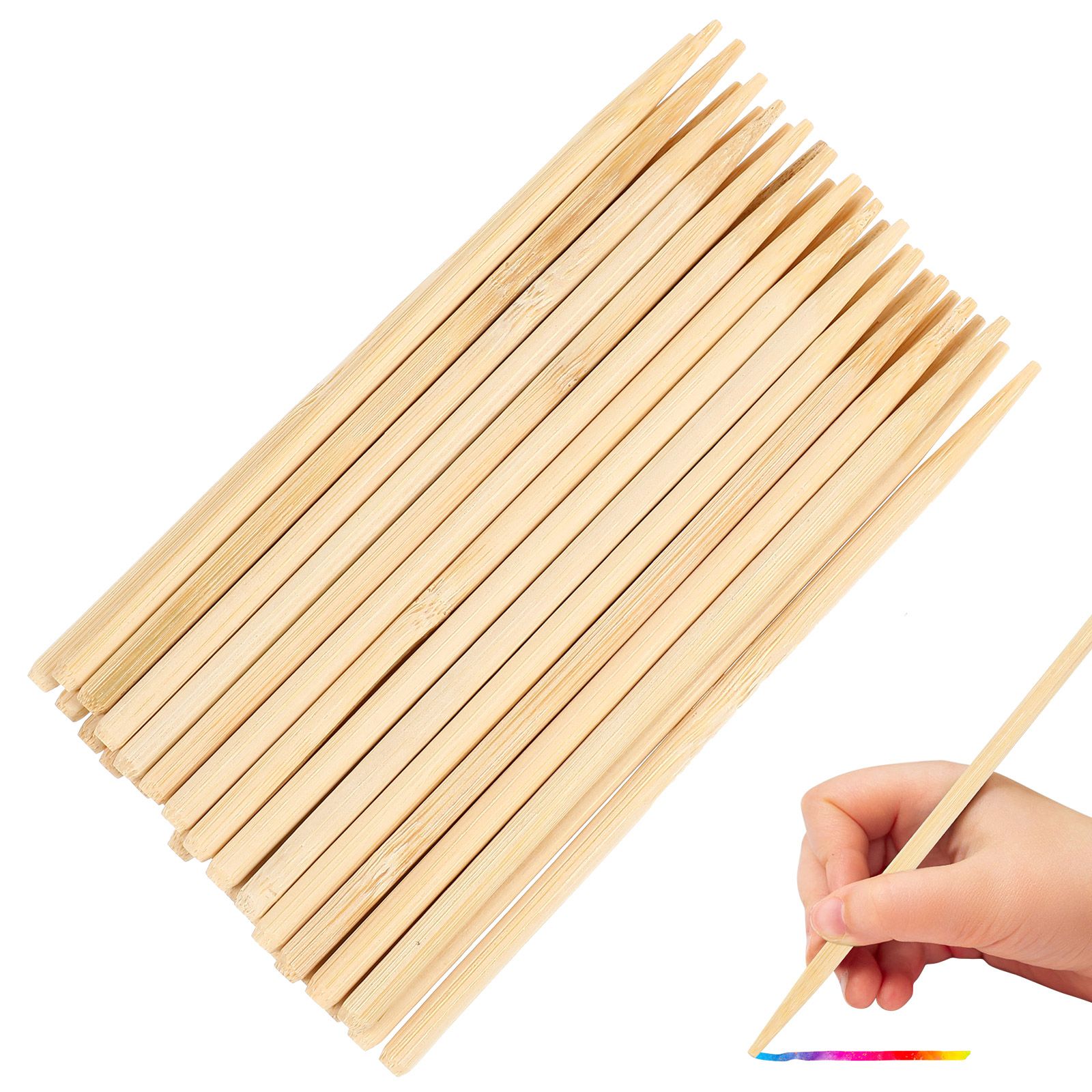 30pcs Scratch Bamboo Pens Wax  - огляд і ціна Woodworking Art