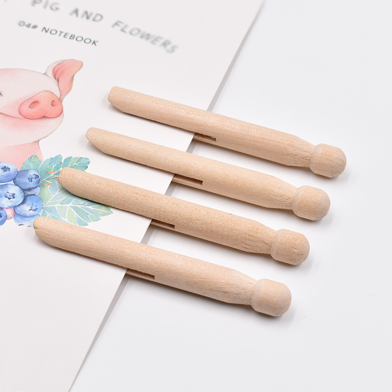 25pcs 11cm Wood Dolly Peg Wood - огляд і ціна Woodworking Z Clips
