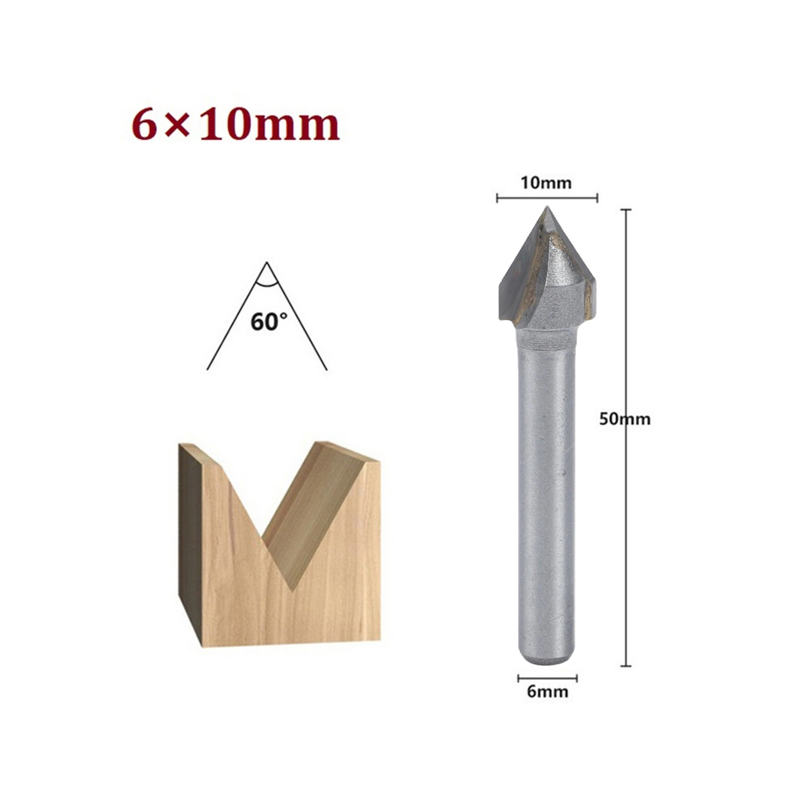 Engraving Router Bit V Shape R - огляд і ціна Woodworking Overalls