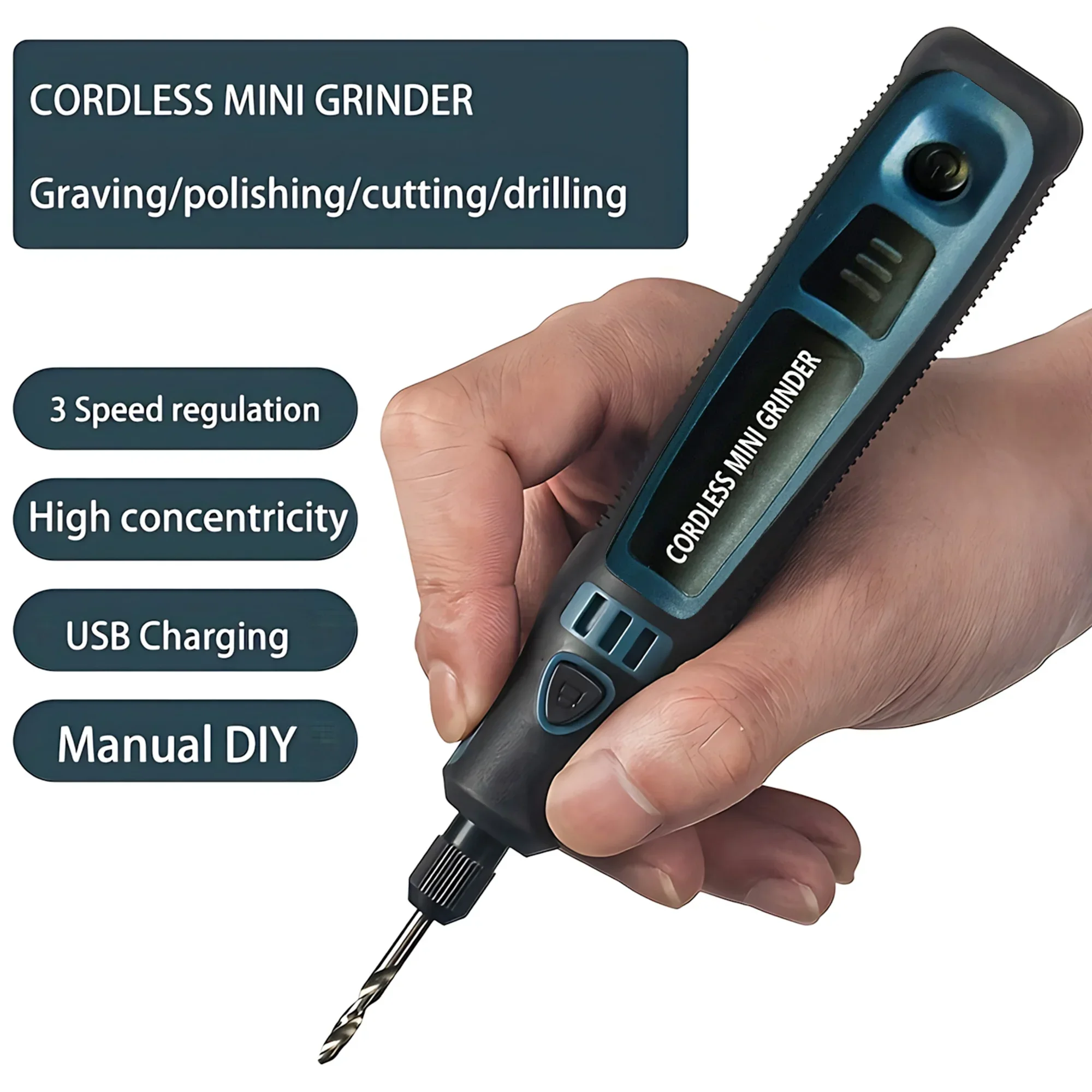 USB Cordless Electric Grinder  - огляд і ціна Woodworking Art