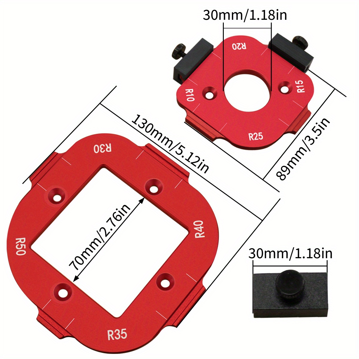 Aluminum round Corner Radius T - огляд і ціна Woodworking Z Clips